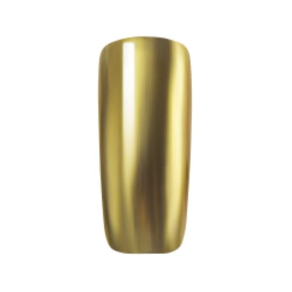 Bluesky Chrome Powder Gold nail art - British product