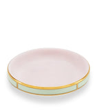 GINORI 1735 porcelain butter dish Rosa 10cm, UK version