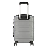 Featherstone 8 wheel hard cabin suitcase silver, imported from the UK