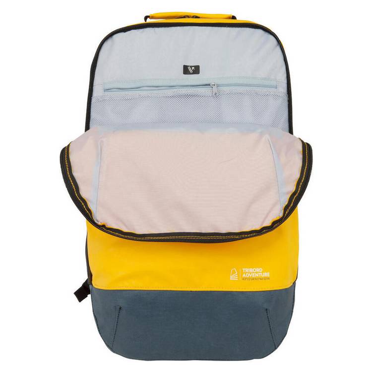 Decathlon sailing backpack 25 litres yellow - British product