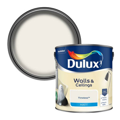 Argos Dulux Walls and Ceilings Matt Paint Timeless 2.5L- Buy online at McGrocer