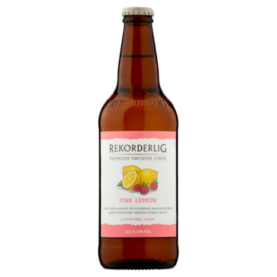 Rekorderlig Pink Lemon Cider 500ml (British brand)