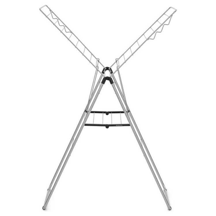 Brabantia hang on clothes airer 20m metallic grey - British product