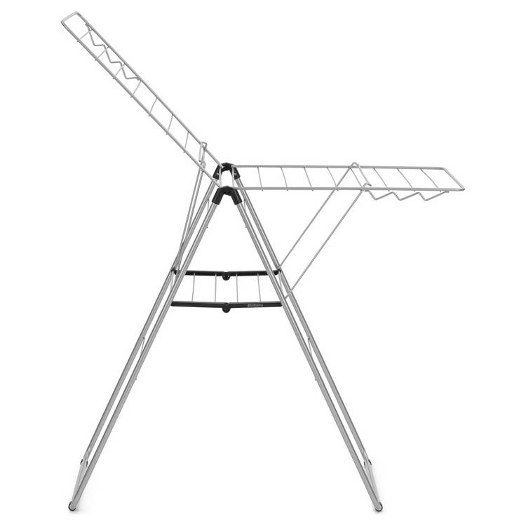 Brabantia hang on clothes airer 20m metallic grey - British product