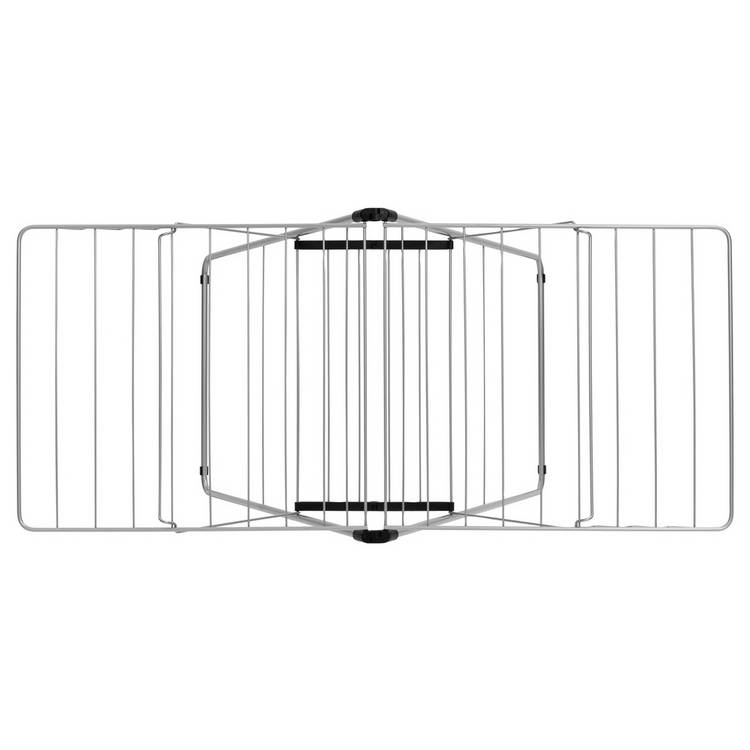Brabantia hang on clothes airer 20m metallic grey - British product