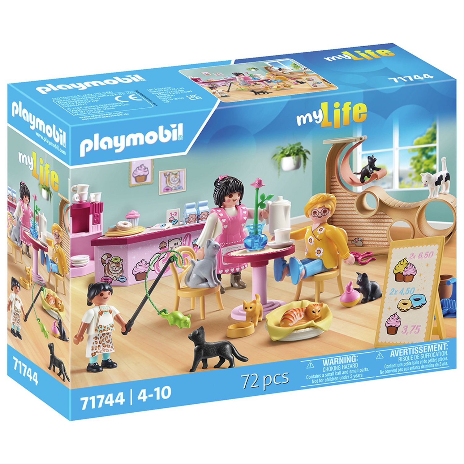 Playmobil Cat Cafe playset (British brand)