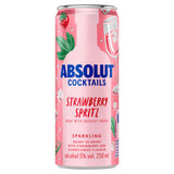 Absolut Strawberry Spritz cocktail 250ml, UK version