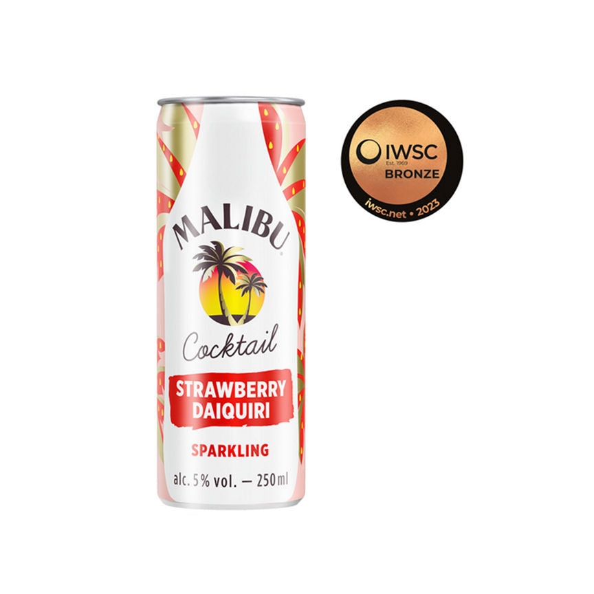 Malibu Cocktail Strawberry Daiquiri Sparkling GOODS ASDA   