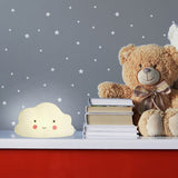 Searchlight cloud shaped LED night light white, UK version
