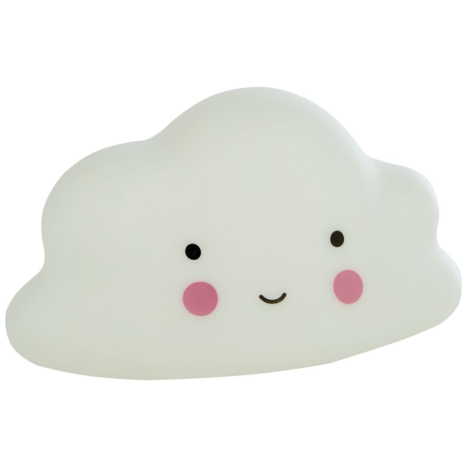 Searchlight cloud shaped LED night light white, UK version