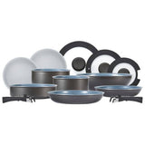Tower 13 piece aluminium pan set grey - British product