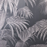 Argos Home Botanical Palm Blackout Grey Roller Blind - 180cm