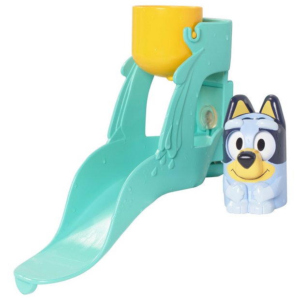 Bluey waterslide bath toy for toddlers (British brand)