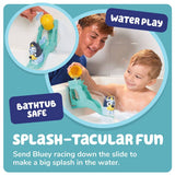 Bluey waterslide bath toy for toddlers (British brand)
