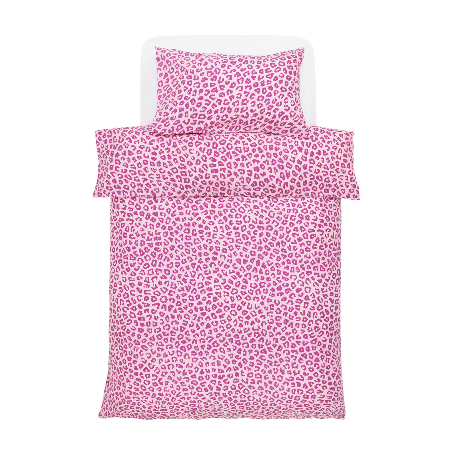 Argos Home Animal Print Pink Kids Bedding Set - Double