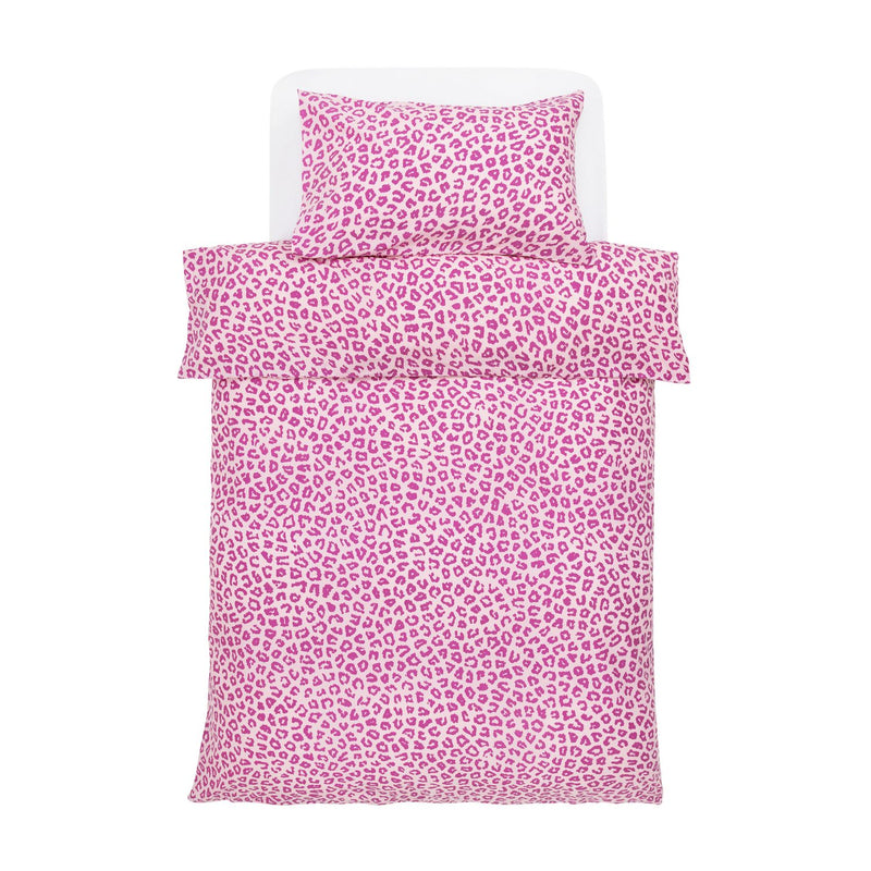 Argos Home Animal Print Pink Kids Bedding Set - Double