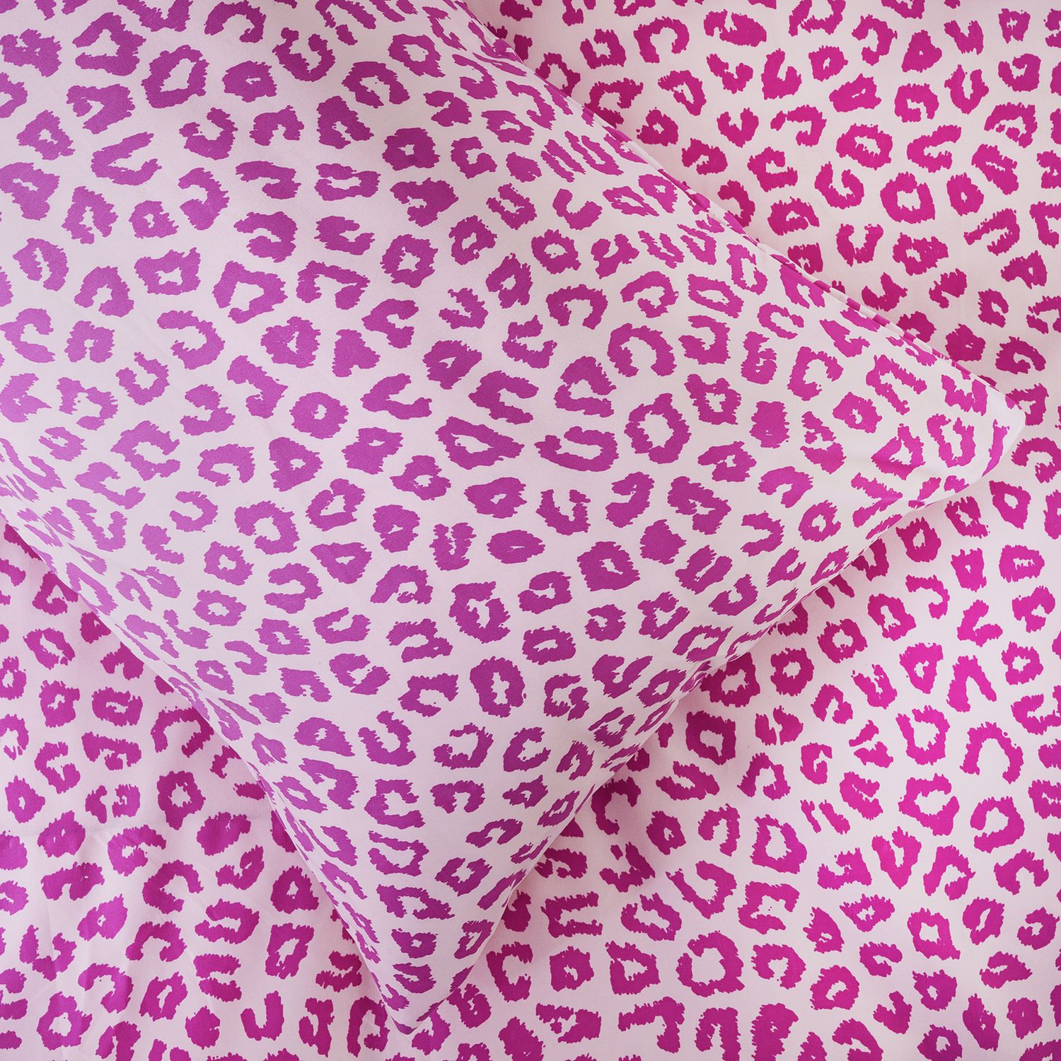 Argos Home Animal Print Pink Kids Bedding Set - Double