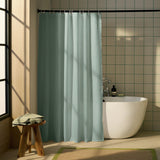 Argos Home Plain Shower Curtain - Sage Green