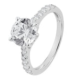 Revere cubic zirconia engagement ring size H, UK version