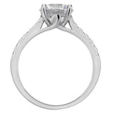 Revere cubic zirconia engagement ring size H, UK version