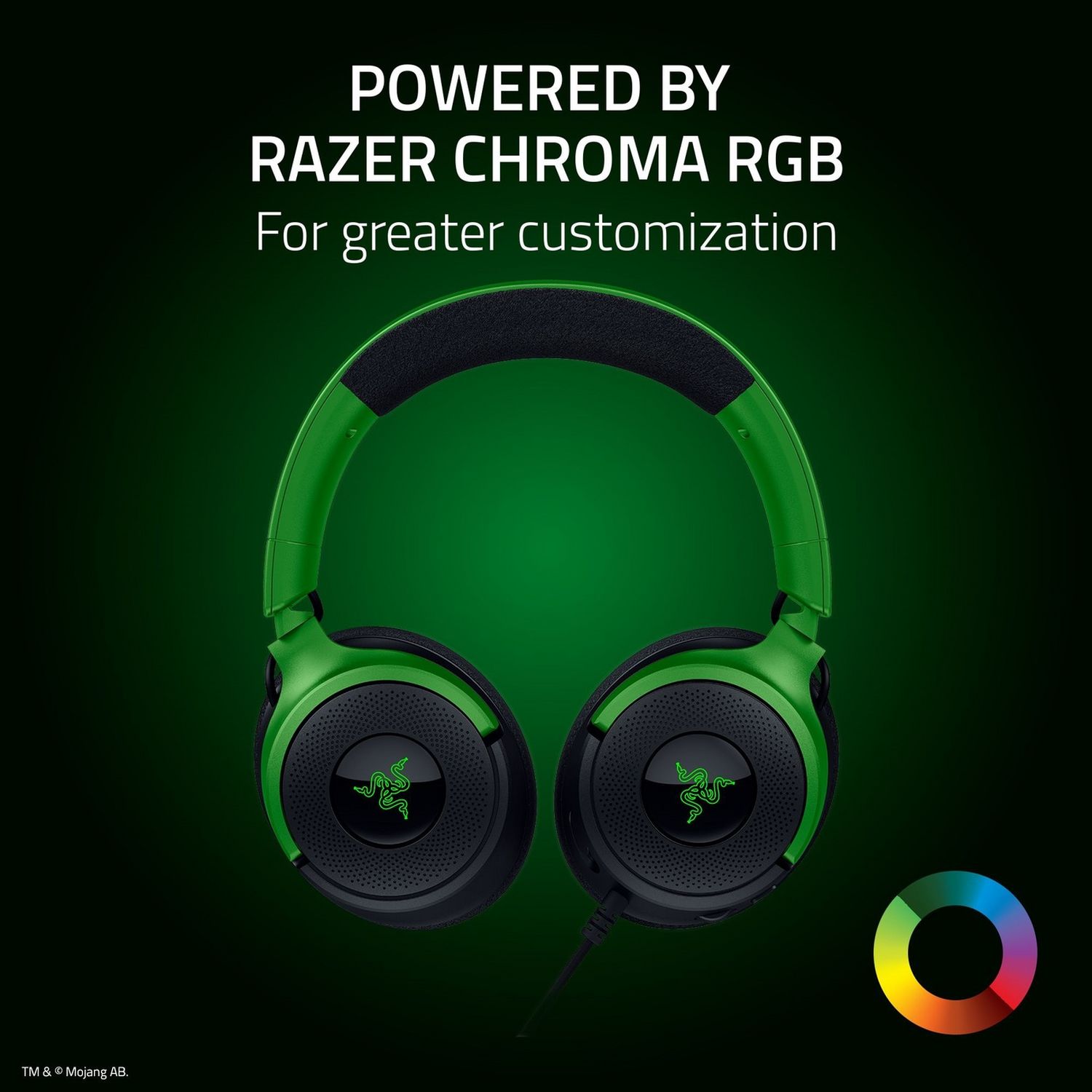 Razer Kraken V4 X Minecraft gaming headset, UK version
