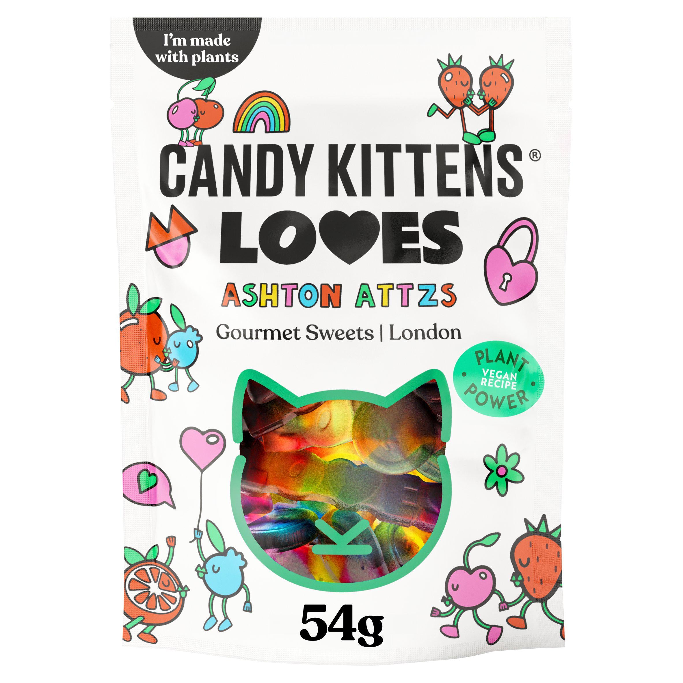 Candy Kittens Loves Ashton Attzs Gourmet Sweets 54g GOODS Sainsburys   