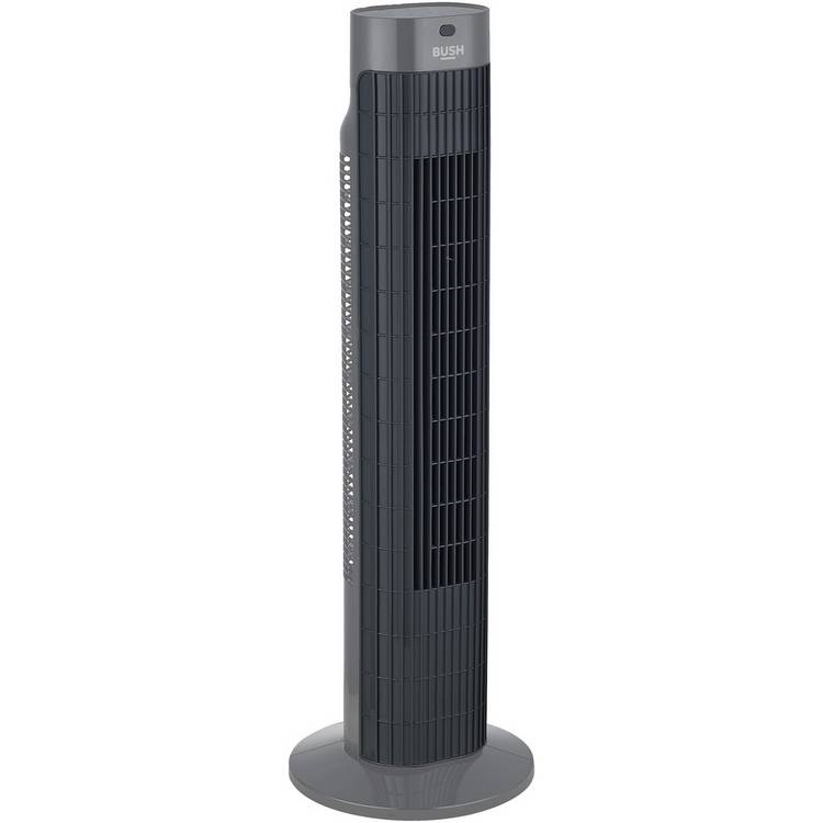 Bush digital grey tower fan - British product