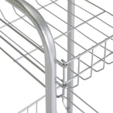 Argos Home 3 tier kitchen trolley silver H80cm - British product