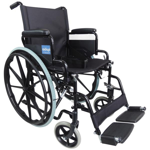 Aidapt Self Propelled Steel Transit WheelChair