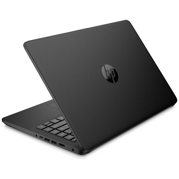 HP 14s laptop Intel Celeron 4GB 64GB black, UK version