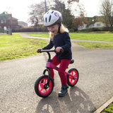 Xootz pink 10 inch kids balance bike, UK version