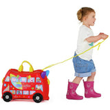 Trunki Peppa Pig ride-on suitcase red 18L - British product
