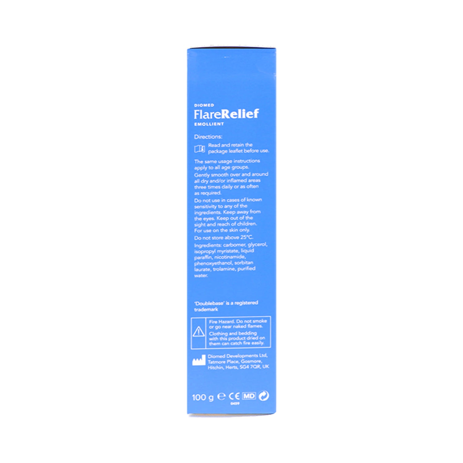 Doublebase Diomed Flare Relief Emollient 100g (British brand)