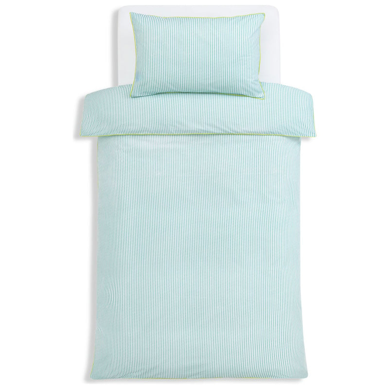 Habitat Stripe Piped Kids Bedding Set - Single