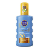 Nivea Protect & Bronze SPF 20 sun protection spray 200ML, imported from the UK