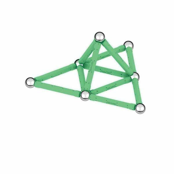 Geomag Glow magnetic building set 25 pieces - British product