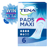 Tena Discreet Maxi incontinence pads 6 pack (British brand)