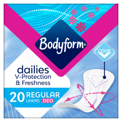 Bodyform Dailies Normal Cour-V Duft-Tampontampons 20 Stück