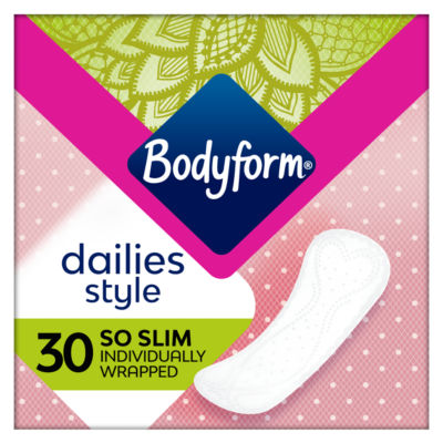 ASDA Bodyform Dailies So Slim Panty Liners 30 Pack- Buy online at McGrocer