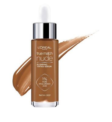 L'Oreal Paris True Match Nude Plumping Tinted Skin Serum, 1% Hyaluronic Acid GOODS Boots 7 - 8  