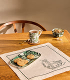 Harrods bone china Toile trinket tray 25cm x 15cm, UK version