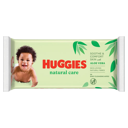 Huggies Natural Care Baby Wipes x56 baby wipes Sainsburys   