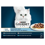 Gourmet Perle Seaside Duo in Gravy Wet Cat Food   12 x 85g GOODS M&S   