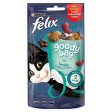 Felix Goody Bag Seaside Salmon Pollock & Trout Cat Treats   60g GOODS M&S   