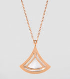 Bvlgari Divas' Dream rose gold and diamond necklace, imported from the UK