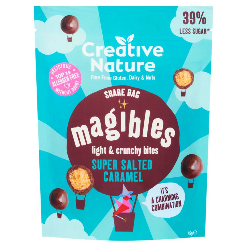 Creative Nature Super Salted Caramel Gnawbles Share Bag Vegetarian & Vegan ASDA   