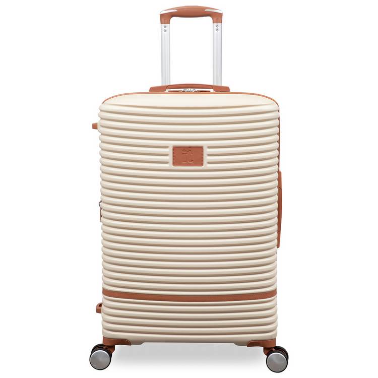 IT Luggage hard suitcase cream expandable medium, imported from the UK