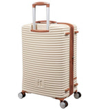 IT Luggage hard suitcase cream expandable medium, imported from the UK