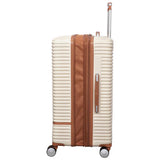 IT Luggage hard suitcase cream expandable medium, imported from the UK