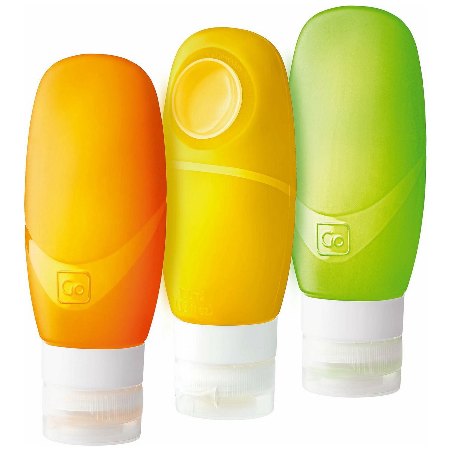 Go Travel Squeezy Cabin Bottles 100ml - British product